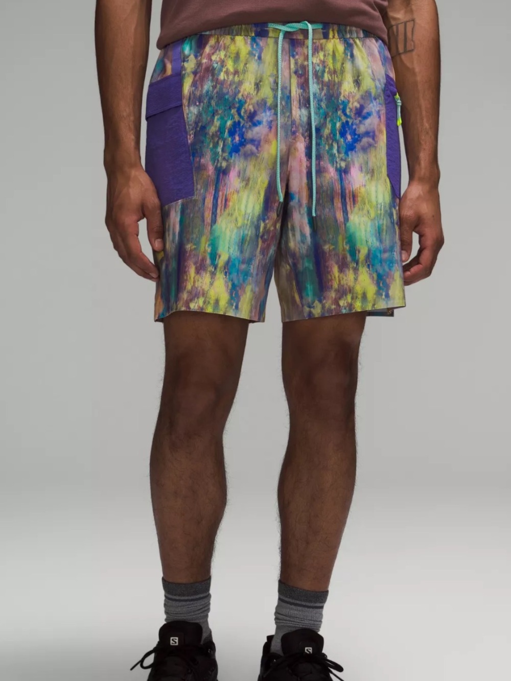 lululemon athletica Multicolor water repellent hiking short 8”